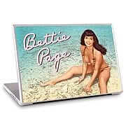 GelaSkins Bettie Page Beach Laptop Skin (15-Inch)